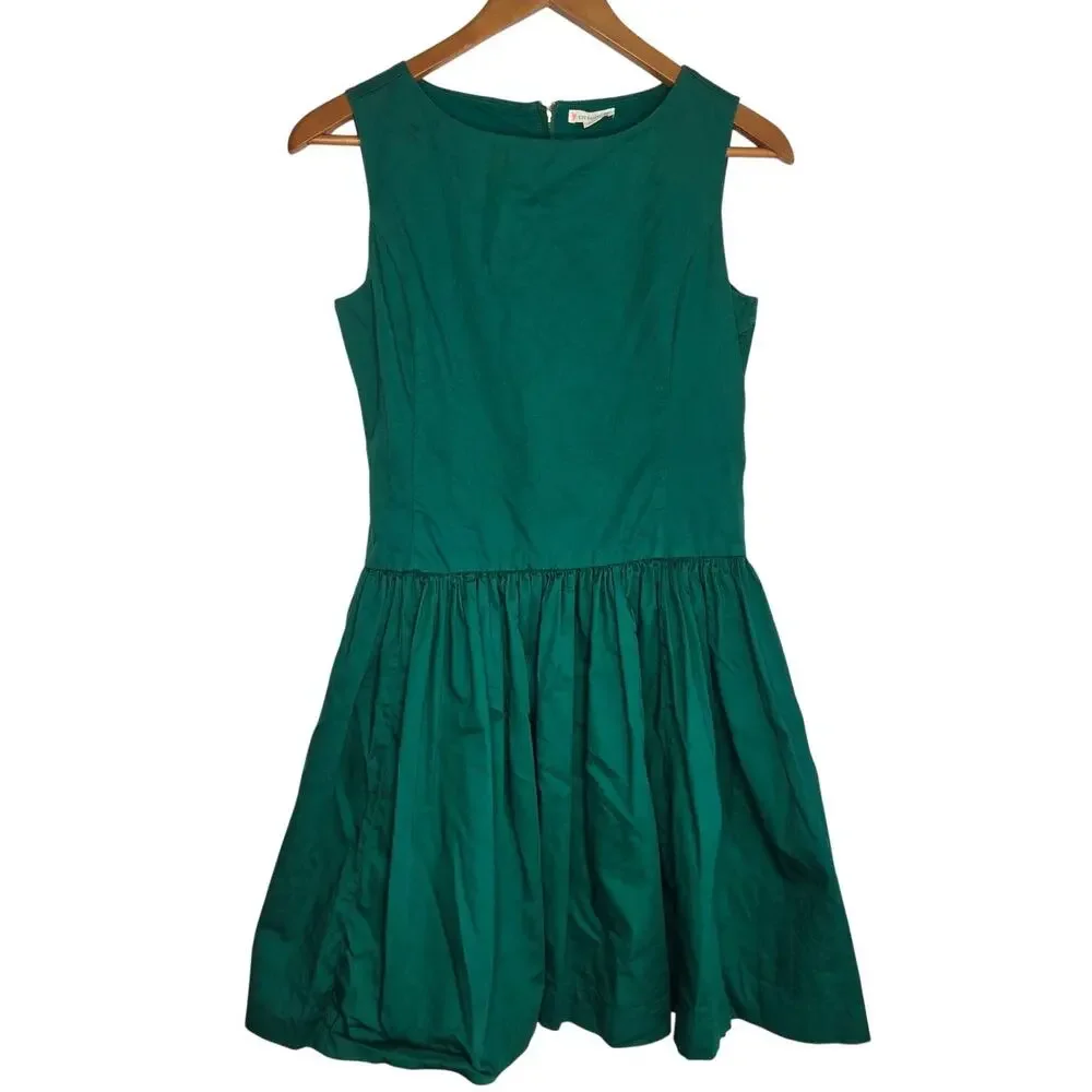 Crewcuts Girls Tie Waist Party Dress Size 14 Kelly Green Holidays Wedding Guest